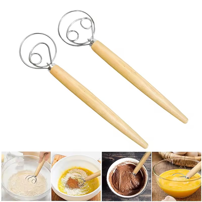 Danish Pancake Pan - Büyük El Tipi Danimarka Hamur Çırpıcısı