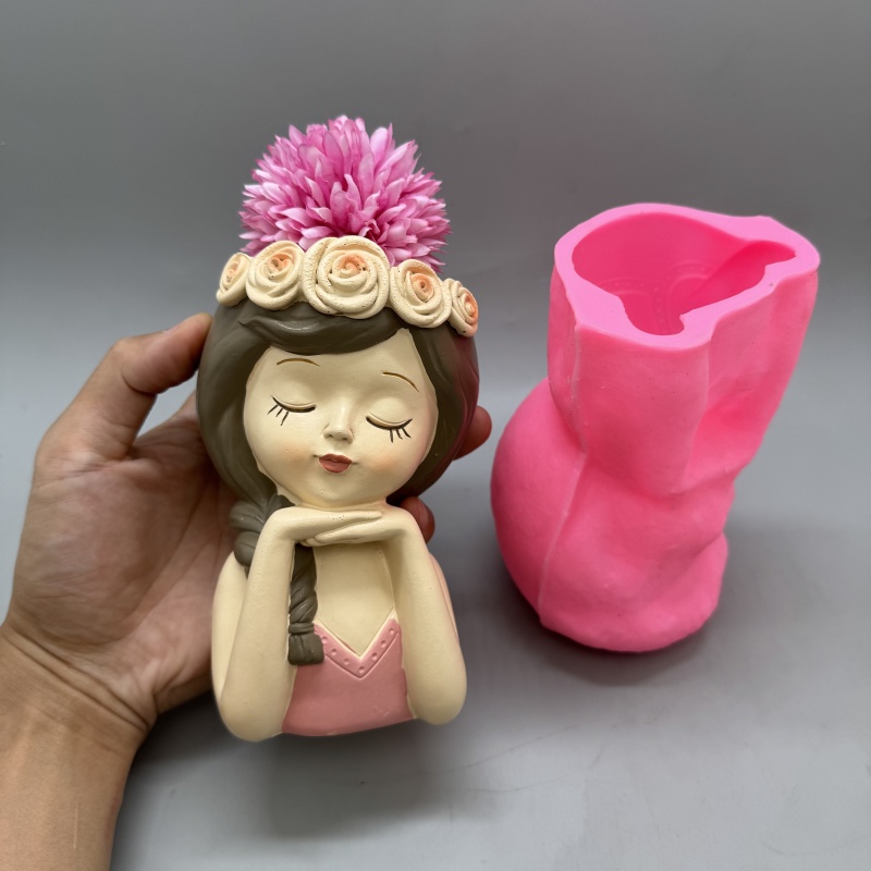 Sevimli Kız Çiçek Saksısı Sili - Potsticker Mold incelemesi ve fiyatı